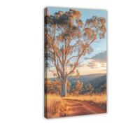 Eucalyptus Landscape Poster Canvas Poster Bedroom Decor Landscape Office Room Decor Gift 20" L X 30" W