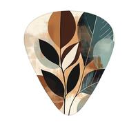Eucalyptus Leaves Guitar Picks Gift Set - Smooth Durable Plectrums For Acoustic, Electric & Bass Guitar, Perfect Present For Guitar Lovers & Musicians