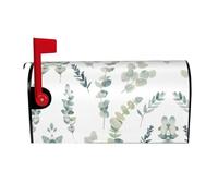 Eucalyptus Leaves Magnetic Mailbox Cover Mailbox Protector Letter Box Flap Easy Install No Tools 21x18 In