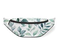 Eucalyptus Leaves Waist Bag Pack for Women Men Kids Girls Boys Fanny Pack Bumbags Pouch Purses Belt Bag for Travel Sport Running