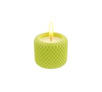 Eucalyptus Scented Candle 2 in 1 Design Green Textured Jar - Refreshing Aromatherapy Soy Candle for Focus & Clarity Premium Home Spa