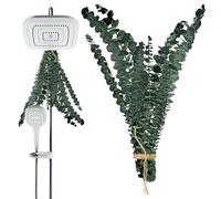 Eucalyptus Stems - 10 Pieces Natural Real Dried Eucalyptus For Shower | Dried Preserved Gum Tree Leaves Stems For Bathroom Living Room Beauty Salon Greenery Decoration House Spa Flower Shop