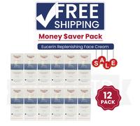 Eucerin 5% Urea Face Cream 50ml - Dry Skin Relief Moisturiser Bundle PACK OF 12