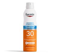 Eucerin Advanced Hydration SPF 30 Sunscreen Spray Lightweight Sunscreen Lotion Spray Hypoallergenic Fragrance Free and Alcohol Free 6 Oz Spra