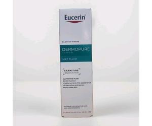 Eucerin DermoPure 8h Oil Control Mat Fluid Corrects Blemish &Pores 40ml Long Exp
