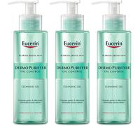 Eucerin DermoPurifyer Cleansing Gel 200ml X 3
