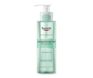 Eucerin DermoPurifyer Oil Control Cleansing Gel 200mL | Deeply Cleanses Acne-Prone Skin |Removes Excess Oil |Prevents Breakouts |Gentle Cleanser