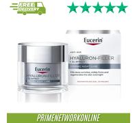 Eucerin Anti Ageing Hyaluron Filler +3x Effect Night Cream - 50ml - New