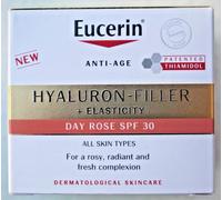 EUCERIN HYALURON FILLER + ELASTICITY DAY ROSE SPF30 50ml NEW BOXED BB 11/2028