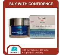 Eucerin Hyaluron-Filler Ultra Light Moisture Booster Night Gel 50ml Brand New