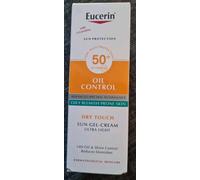 Eucerin Sun Oil Control Face Protection Sun Cream for Oily & Blemish Prone Skin SPF 50+, 50ml