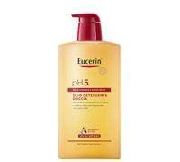 Eucerin PH5 Shower Cleansing Oil 1L Body Cleansing Oil with Natural Oils for Gentle Daily Cleansing, Olive Oil for Dry and Sensitive Skin for the Whole Family