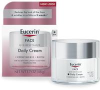 Eucerin Q10 Anti-Wrinkle Face Cream, Unscented Face Cream for Sensitive Skin, 1