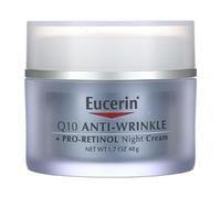 Eucerin Q10 Anti-Wrinkle + Pro-Retinol Night Cream, 1.7 Oz (Pack of 1)