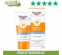 Eucerin Sensitive Protect Sun Cream SPF 50+ 50ml 100% ORIGINAL ⭐⭐⭐⭐⭐