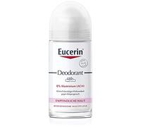 Eucerin sensitive skin roll-on deodorant, 0% aluminium, single pack