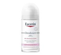 Eucerin sensitive skin roll-on deodorant, 0% aluminium, single pack