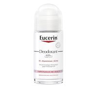 Eucerin sensitive skin roll-on deodorant, 0% aluminium, single pack