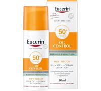 Eucerin Sun Oil Control Face Protection Sun Cream for Oily & Blemish Prone Skin SPF 50+, 50ml
