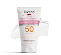 Eucerin Sun Sensitive Mineral Baby Sunscreen SPF 50, Sunscreen Lotion With Zinc Oxide Protection, 4 Fl Oz Tube