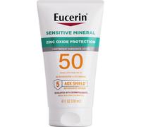 Eucerin Sun Sensitive Mineral Sunscreen Lotion, Face, Body, SPF 50, 4 FL OZ