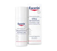 Eucerin UltraSensitive Soothing Care Day Cream (Normal to Combination Skin) 50ml, Face Cream for Sensitive and Hypersensitive Skin, Irritation Relief