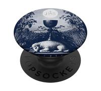 Eucharist Christian Symbols JHS Chalice Agnus Dei Jesus PopSockets Adhesive PopGrip