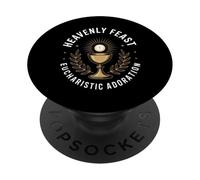 Eucharistic Adoration Catholic Chalice First Communion PopSockets Adhesive PopGrip