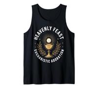 Eucharistic Adoration Catholic Chalice First Communion Tank Top
