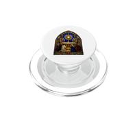 Eucharistic Adoration Gothic Cathedral Mosaic Artwork Art PopSockets PopGrip for MagSafe