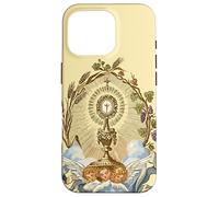 Eucharistic Adoration of the Holy Sacrament Vintage Catholic Case for iPhone 16 Pro