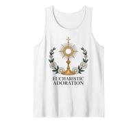 Eucharistic Monstrance Catholic Worship Tank Top