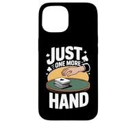 Euchre Just One More Hand Fun Card Game Squad Tournament Case for iPhone 15