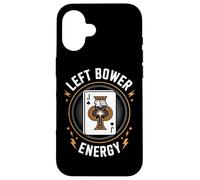 Euchre Left Bower Energy Fun Card Game Squad Tournament Case for iPhone 16