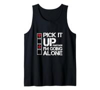 Euchre Partner Pick It Up I'm Going Alone Tank Top