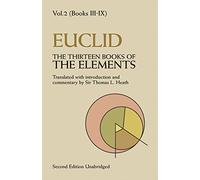 EUCLID. The Thirteen Books of The Elements: Volume 2: Books 3 to 9