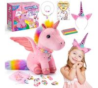 EUCOCO 3 4 5 Year Old Girl Gifts, Unicorn Gifts for Girls Toys Age 3 4 5 Stuffed Animals for Kids for 3 4 5 6 7 8 Year Old Girls Unicorn Plush Toys Set for Kids Toy Age 3-8 Birthday Gifts for Girl