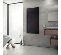 Eucotherm Glass Infrared Slim Panel Radiator 600 x 900mm Black