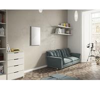Eucotherm Glass Infrared Slim Panel Radiator 600 x 900mm White