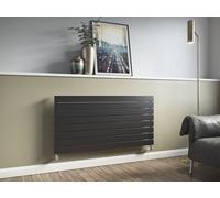 Eucotherm Mars Horizontal Flat Panel Radiator 445 x 1500mm Anthracite