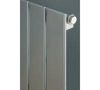 Eucotherm Mars Vertical Flat Panel Radiator 1800 x 595mm Silver