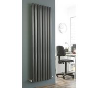 Eucotherm Vulkan Round Tube Radiator 600 x 885mm Anthracite