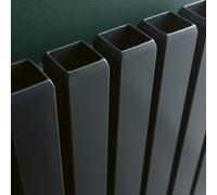 Eucotherm Vulkan Square Tube Radiator 1800 x 285mm Anthracite