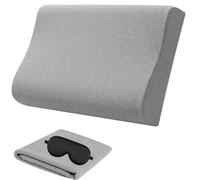 Eucoz Replacement Pillow Cover for Memory Foam Neck Pillow,Soft Cotton Pillow Protector for Neck Cervical Pillow,Latex Pillow