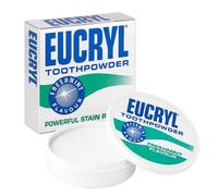Eucryl Freshmint Toothpowder, Tooth Whitening Powder, Powerful Stain Remover, For Tobacco, Tea, Coffee & Wine Stains, Unique Polis
