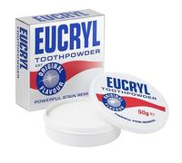 Eucryl Original Flavour Toothpowder, Tooth Whitening Powder, Powerful Stain Remover, For Tobacco, Tea, Coffee & Wine Stains, Unique Polishing Action, 1 x 50g