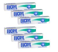 Eucryl Smokers Tooth Powder - Toothpaste Stain Removers - 6 Pack + Bundles