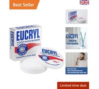 Eucryl Toothpowder 50g - Natural Formula for Effective Teeth Whitening
