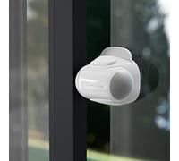 EUDEMON 2 Pack Child Proof Sliding Window Lock Latch, Baby Safety Lock for Sliding Window, Sliding Door, Sliding Wardrobe, Easy to Install (Grey)