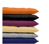 EudoER Bench Cushion 2 3 Seater,110cm/120cm Thick Garden Bench Seat Cushions,Rectangle Bench Cushion Pad for Chaise Swing Outdoor Indoor (120x48cm,Black)